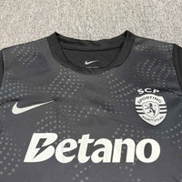 Sporting Lisbon 25/26 Black Away Jersey
