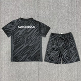 Sporting Lisbon 25/26 Black Goalkeeper Kids Jersey Set