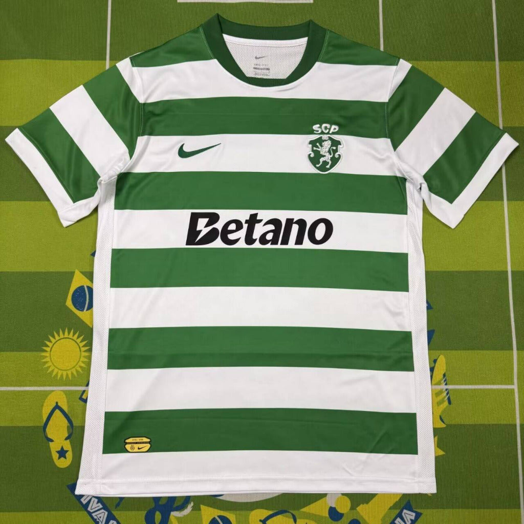 Sporting Lisbon 25/26 Green/White Home Jersey