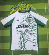 Sporting Lisbon 25/26 Green/White Lion Graphic Training Jersey