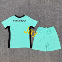 Sporting Lisbon 25/26 Mint Green Third Kids Jersey Set