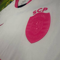 Sporting Lisbon 25/26 White/Pink October Jersey