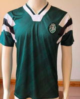 Spring Lisbon 1990 Retro Green/Black/White Jersey