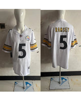Steel Man 25/26 Ramsey #5 White NFL Game Jersey