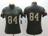 Steelers 2021/22 Brown #84 Green/Camo Print Women NFL Jersey