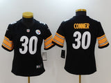 Steelers 2021/22 Conner #30 Black/Orange/White Women NFL Jersey