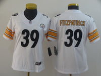 Steelers 2021/22 Fitzpatrick #39 White/Black Women NFL Jersey