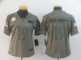 Steelers 2021/22 Smith-Schuster #19 Olive Women NFL Jersey