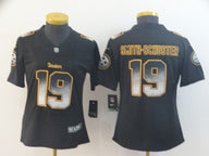 Steelers 2022/23 Smith-Schuster #19 Black/Yellow/Gray Women NFL Jersey