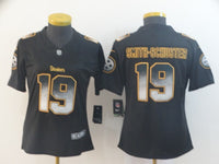 Steelers 2022/23 Smith-Schuster #19 Black/Yellow/Gray Women NFL Jersey