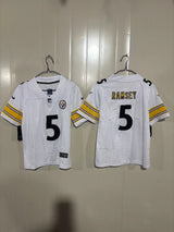 Steelers 25/26 Ramsey #5 White Game Kids Jersey