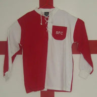 Sunderland 1884/86 Vintage Retro Red/White Home Long Jersey