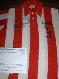 Sunderland 1976/77 Retro Red/White Stripes Home Jersey