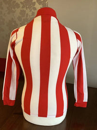 Sunderland 1977/81 Vintage Retro Red/White Stripes Jersey