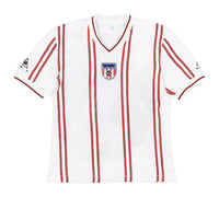Sunderland 1981/83 Vintage Retro White/Red Stripes Home Jersey