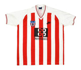 Sunderland 1983/86 Vintage Retro White/Red Stripes Home Jersey