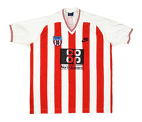 Sunderland 1983/86 Vintage Retro White/Red Stripes Home Jersey