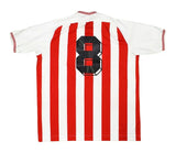 Sunderland 1983/86 Vintage Retro White/Red Stripes Home Jersey