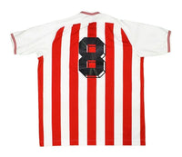 Sunderland 1983/86 Vintage Retro White/Red Stripes Home Jersey