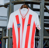 Sunderland 1983/86 Vintage Retro White/Red Stripes Home Jersey