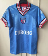 Sunderland 1986/88 Vintage Retro Sky Blue/White/Red Away Jersey