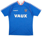 Sunderland 1988/91 Vintage Retro Blue/White/Red Away Jersey