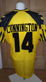 Sunderland 1993/94 Vintage Retro Yellow/Navy Third Jersey