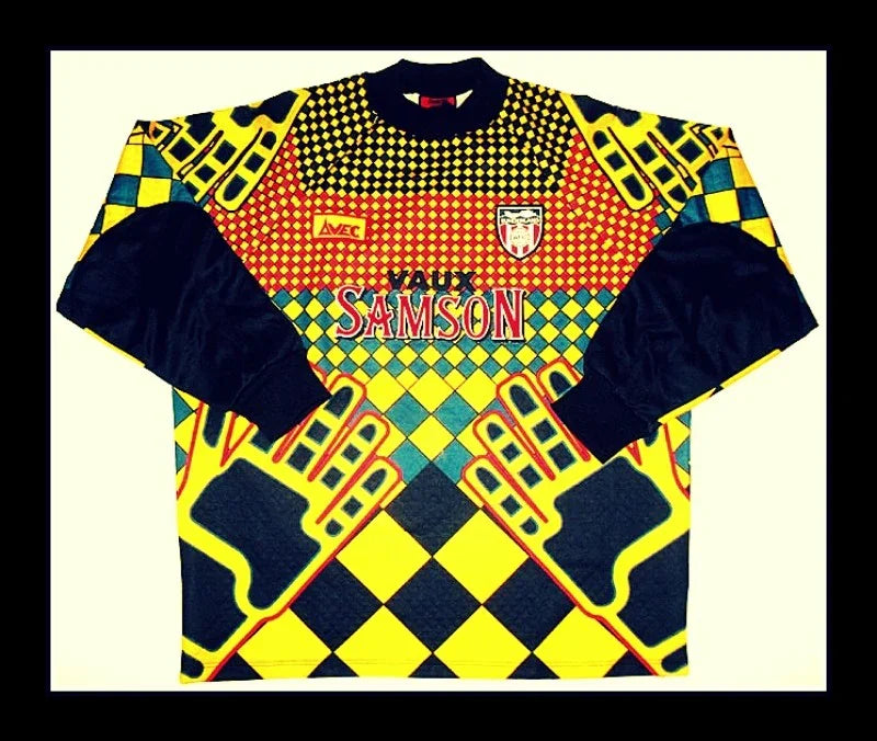 Sunderland 1994/96 Retro Yellow/Black/Blue Goalkeeper Long Sleeve Jersey