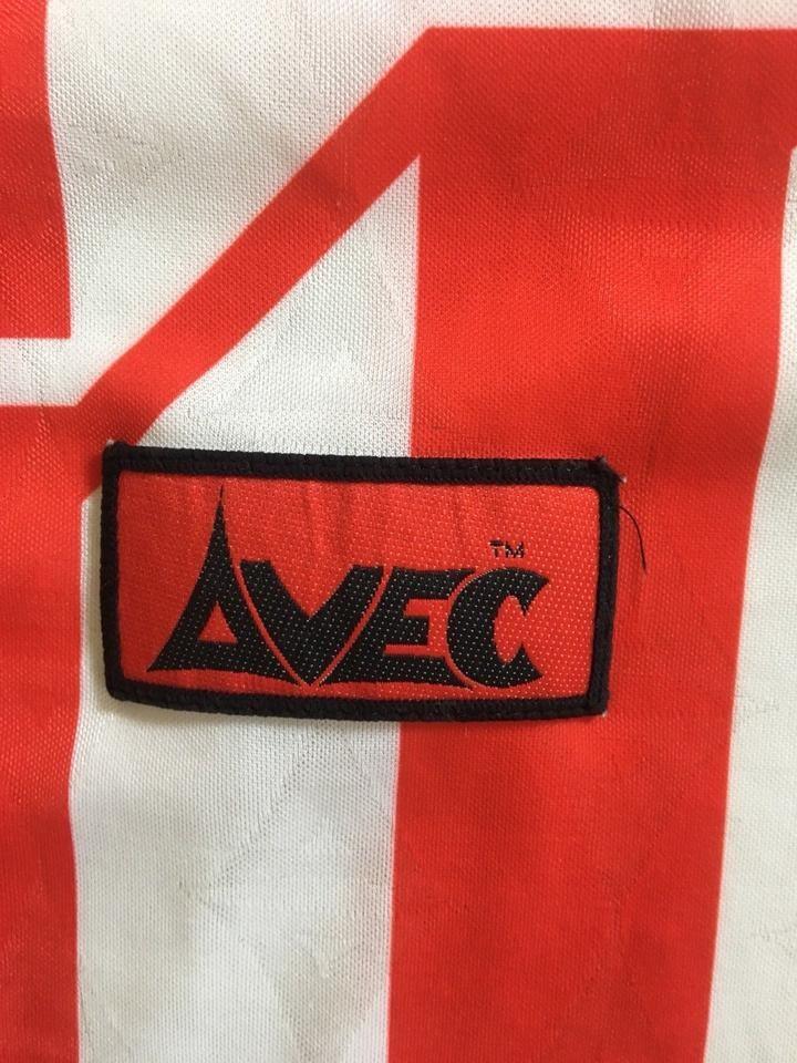 Sunderland 1994/96 Vintage Retro Red/White/Black Stripes Home Jersey
