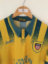 Sunderland 1995/97 Vintage Retro Yellow/Blue Third Away Jersey