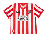 Sunderland 1996/97 Vintage Retro Red/White Stripes Home Jersey
