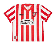 Sunderland 1996/97 Vintage Retro Red/White Stripes Home Jersey