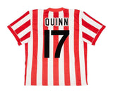Sunderland 1996/97 Vintage Retro Red/White Stripes Home Jersey