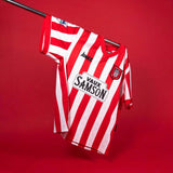 Sunderland 1996/97 Vintage Retro Red/White Stripes Home Jersey