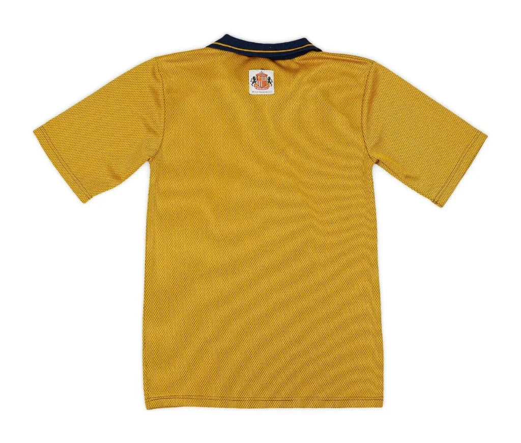 Sunderland 1997/99 Vintage Retro Gold/Navy Third Away Jersey