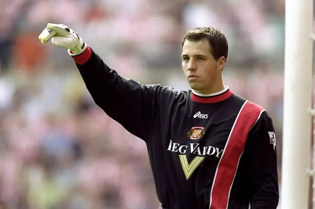 Sunderland 1999/00 Vintage Retro Black/Red/Yellow Goalkeeper Jersey