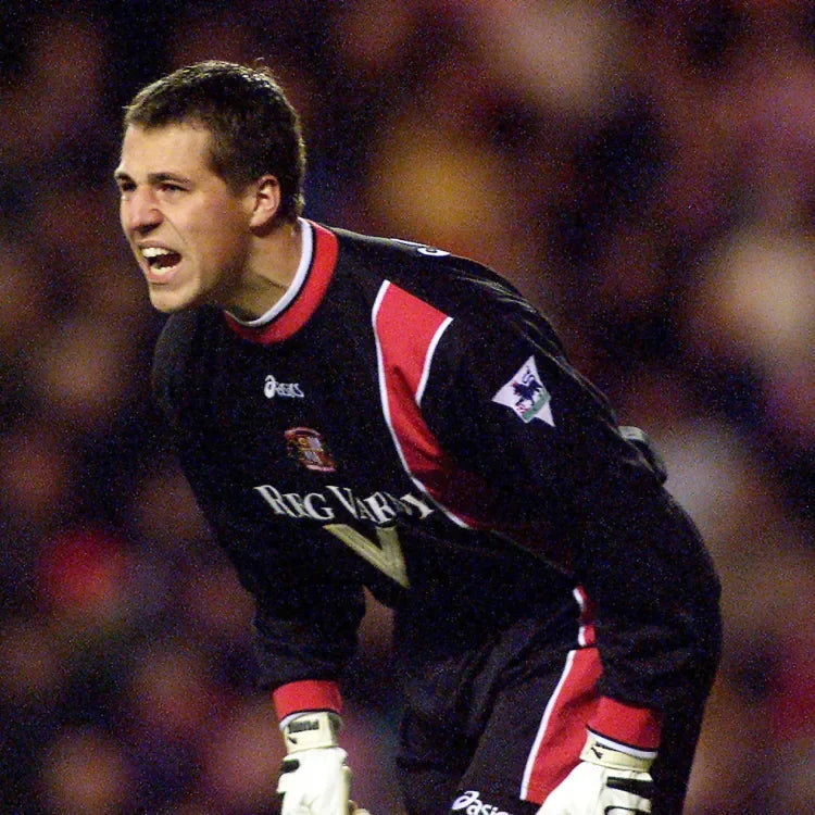 Sunderland 1999/00 Vintage Retro Black/Red/Yellow Goalkeeper Jersey