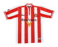 Sunderland 1999/00 Vintage Retro Red/White Stripes Home Jersey