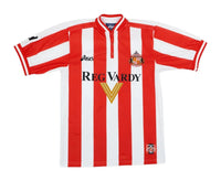 Sunderland 1999/00 Vintage Retro Red/White Stripes Home Jersey