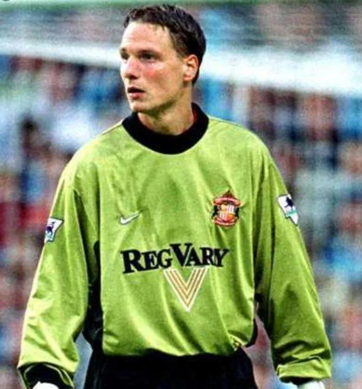 Sunderland 2000/01 Vintage Retro Green/Black/White Goalkeeper Jersey