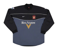 Sunderland 2001/02 Vintage Retro Black/Gray/White Goalkeeper Jersey