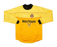 Sunderland 2001/02 Vintage Retro Yellow/Red Goalkeeper Jersey