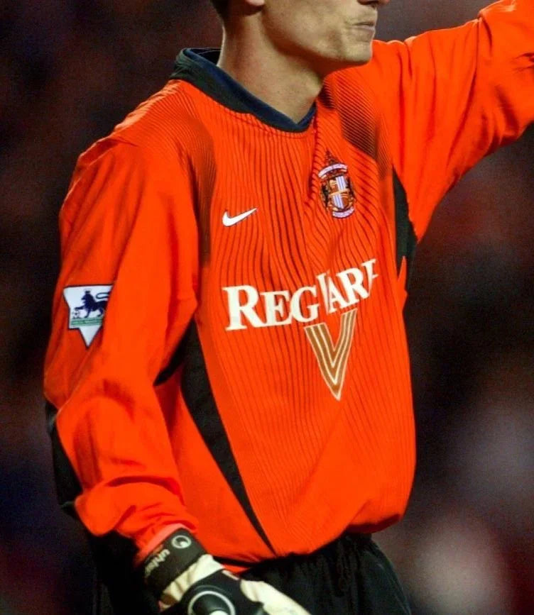 Sunderland 2002/03 Retro Orange/Black Goalkeeper Long Sleeve Jersey