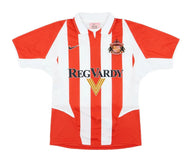Sunderland 2002/04 Vintage Retro Red/White Stripes Home Jersey