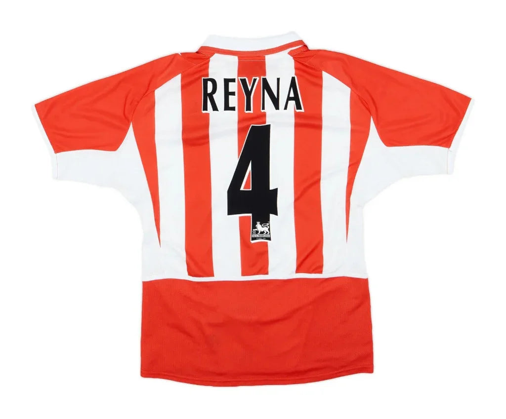 Sunderland 2002/04 Vintage Retro Red/White Stripes Home Jersey