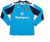 Sunderland 2007/08 Retro Sky Blue/Navy/White Goalkeeper Long Sleeve Jersey