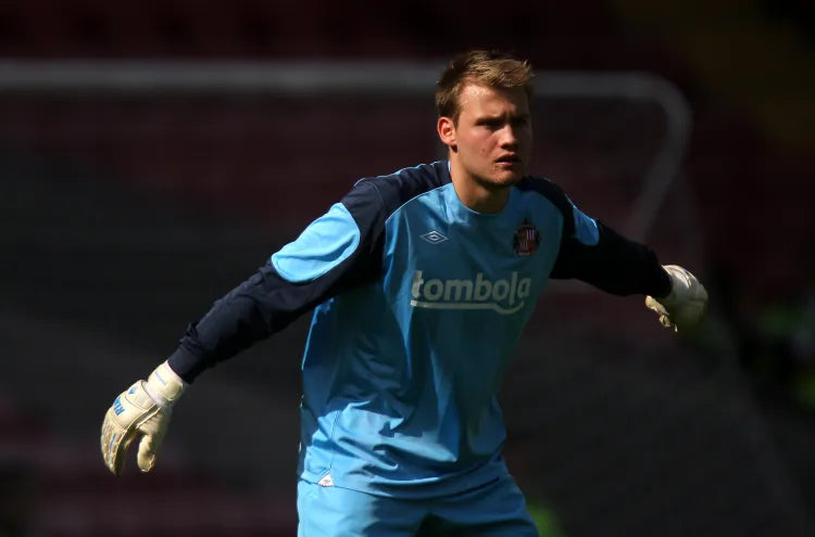 Sunderland 2010/11 Vintage Retro Sky Blue/Navy Goalkeeper Home Long Sleeve Jersey