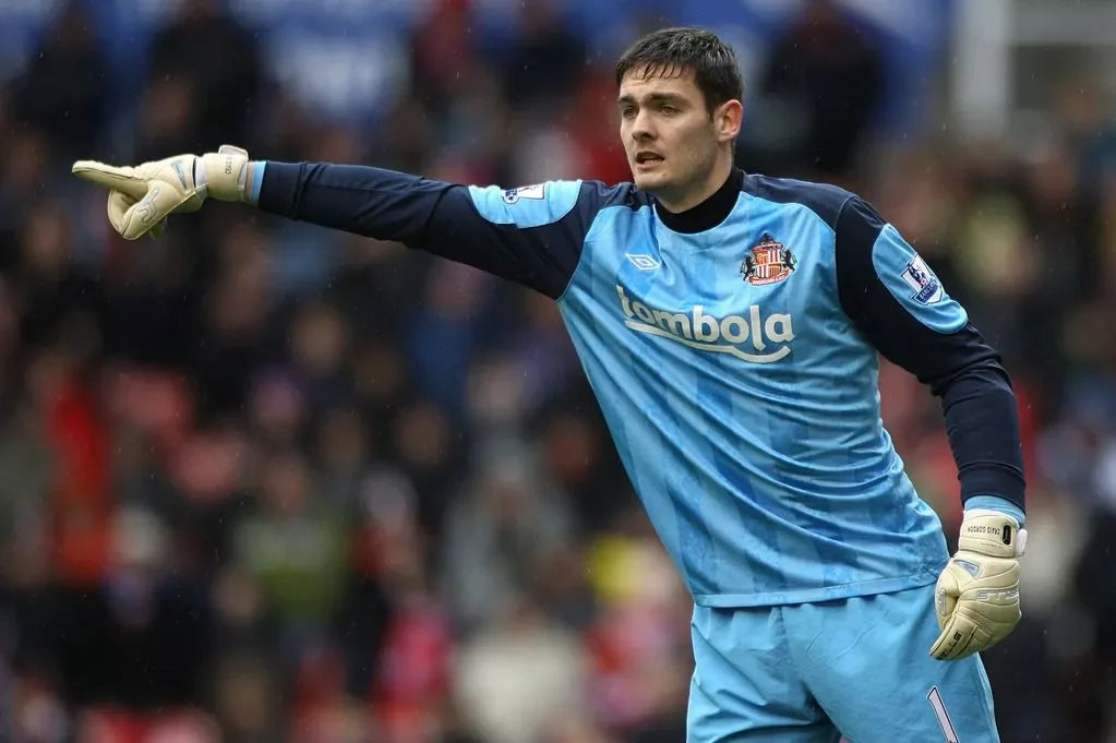 Sunderland 2010/11 Vintage Retro Sky Blue/Navy Goalkeeper Home Long Sleeve Jersey