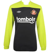 Sunderland 2011/12 Vintage Retro Black/Yellow Goalkeeper Long Sleeve Jersey