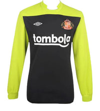 Sunderland 2011/12 Vintage Retro Black/Yellow Goalkeeper Long Sleeve Jersey
